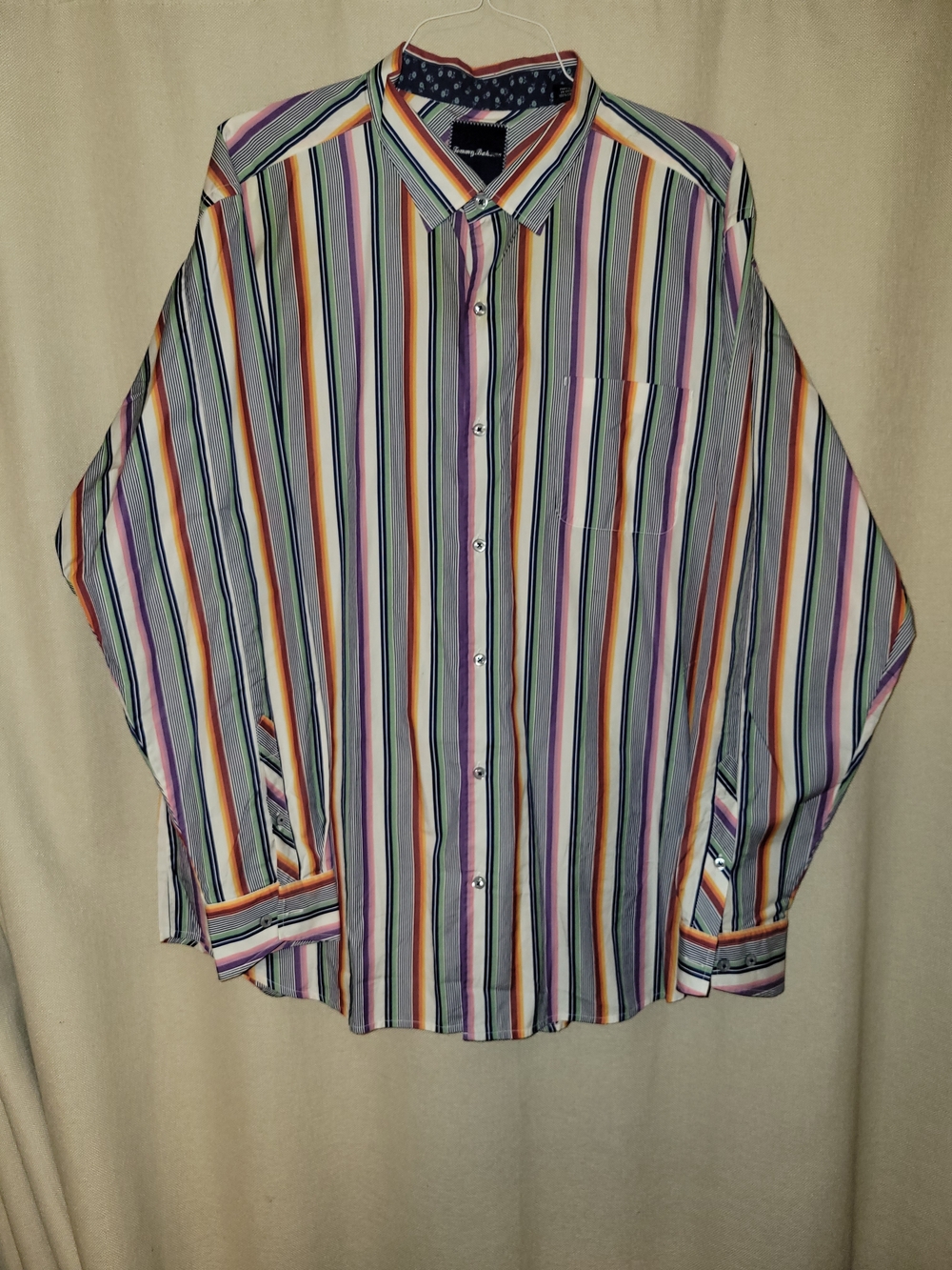 Tommy Bahama Striped Button-Down Shirt - Multicolor